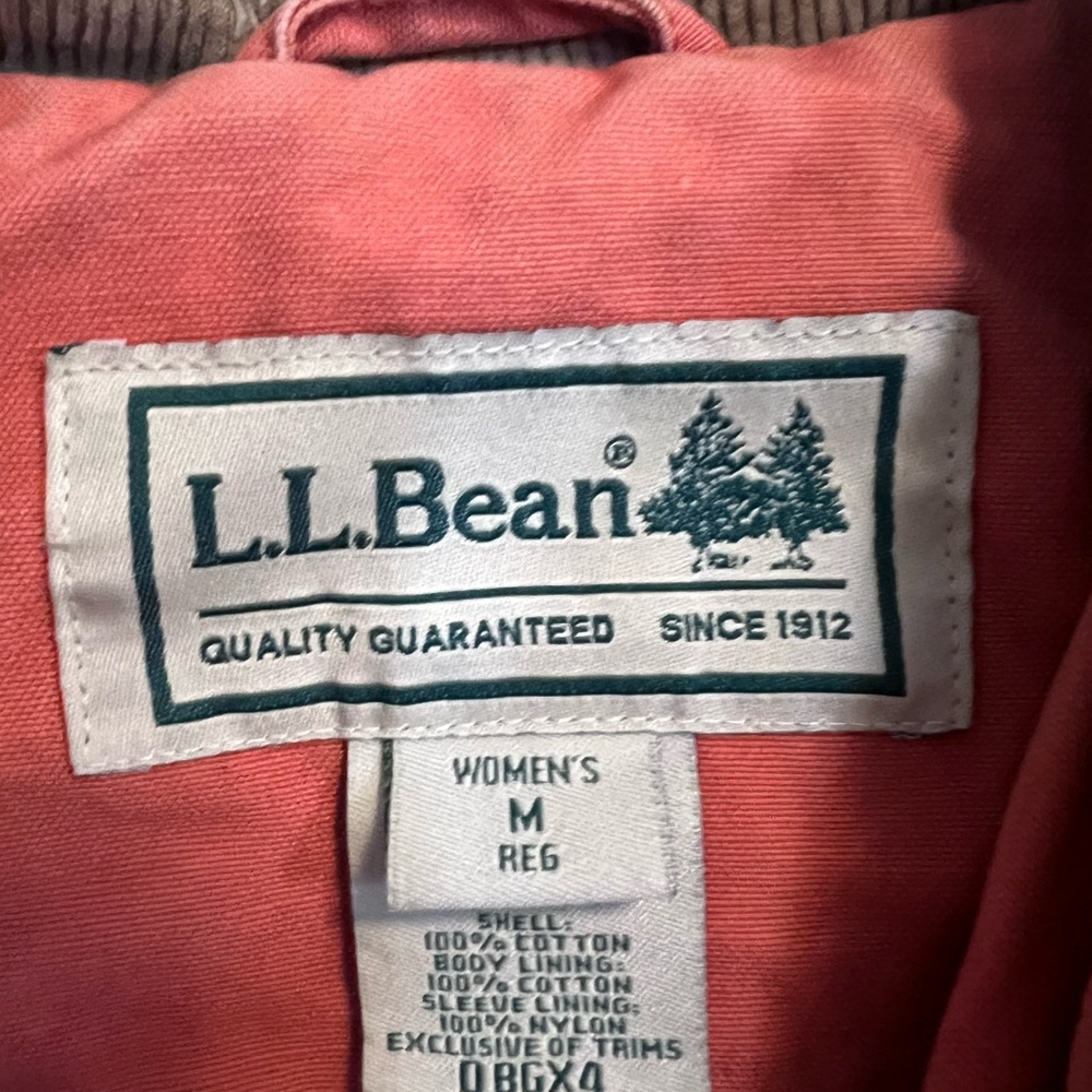LLBean Button-Up Field chore barn Jacket - Picture 5 of 9